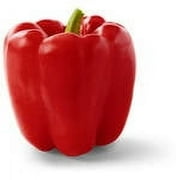 Organic Hot House Red Bell Peppers, 1 Each, Fresh