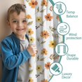 thumbnail image 3 of Pioneer Flower Floral Print Pattern Teens Curtains,Teens Insulated Curtains Set Of 2,Bedroom Essentials,Toddler Room Decor 52"x84", 3 of 5