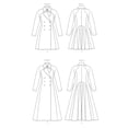 thumbnail image 3 of Vogue Sewing Pattern V1837 - Misses' Coat, Size: F5 (16-18-20-22-24), 3 of 7