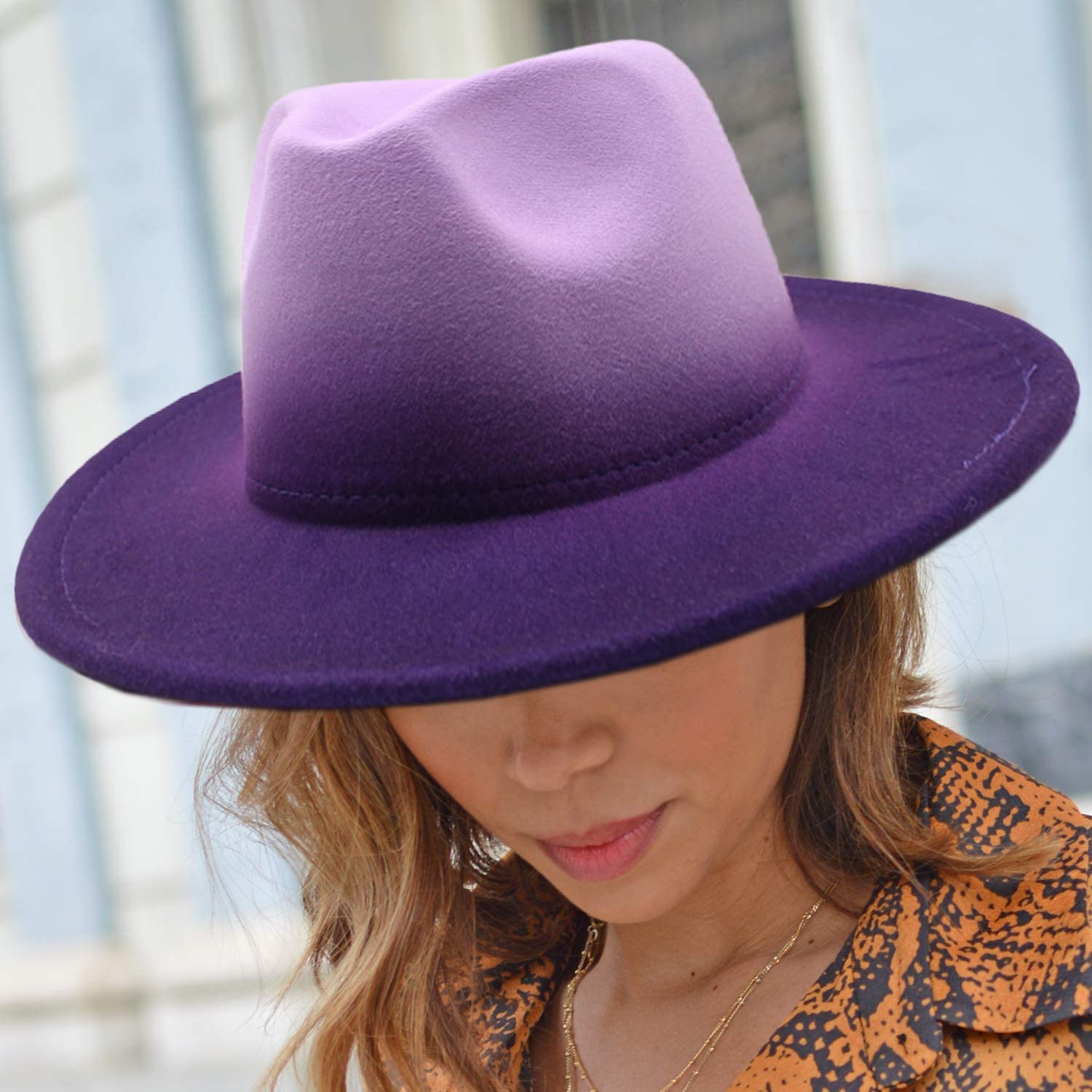 Tancuzo Women Fedora Hat Classic Two 