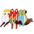 thumbnail image 4 of 6 piezas de pájaros tropicales, panal, loro, hawaiano, verano, playa, fiesta, hogar, aula, decoraciones colgantes (loro) Namotu WMZL-1556, 4 of 7