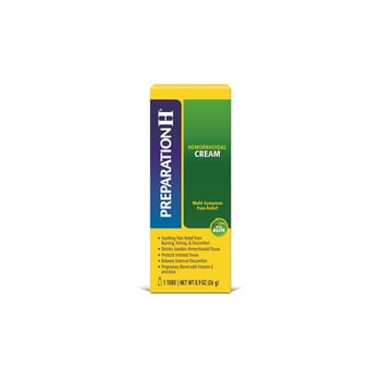 Preparation H Maximum Strength Hemorrhoid Cream With Aloe for Soothing , 0.9 Oz.