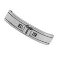 thumbnail image 4 of Watch Clasp Buckle, Replacement Polished Finish Stainless Steel Rust Proof Watchband Clasp Exquisite  For Repairing, 4 of 8