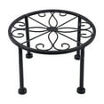 thumbnail image 5 of kchsji Heavy Duty Iron Plant Stand Rustproof Metal Flower Pot Holder Strong Load Bearing 300lbs Stable Anti-Slip Indoor Outdoor Garden Potted Plant Rack Decorative Display, 5 of 9