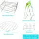 thumbnail image 3 of Accesorios para freidoras de 8 pulgadas, 10 piezas para Gowise Phillips Cozyna Airfryer XL 3.8QT-5.8QT, regalo adicional: 4 agujas para barbacoa (10 piezas negras) - DKSFJKL, 3 of 5