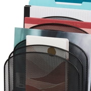 Safco Onyx 8 Compartment Desktop Organizer and Pencil Holder Type, Black