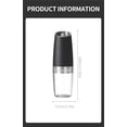 thumbnail image 7 of 1/2pcs Gravity Electric Salt And Pepper Grinder Set, Battery Powered LED Light One HandAutomatic Operation, 7 of 7