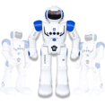 thumbnail image 1 of Smart Rc Robot Toy Christmas Birthday Gift Remote Control Gesture Control Robot Kit Programming, Singing And Dancing Rechargeable Robots For Kids (Blue), 1 of 7