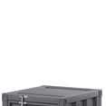 thumbnail image 4 of Industrial Style Metal Cargo End Table with Openable Door, Gray- Saltoro Sherpi, 4 of 5