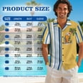 thumbnail image 6 of Psesaysky Couples Hawaiian Matching Outfits His and Her Hawaii Beer Palm Tree Matching Vacation Outfit Button Up Shirts for Men Aloha T-Shirt,Summer Sleeveless Tunic Dress with Pockets, 6 of 7