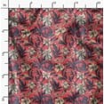 thumbnail image 2 of Soimoi Polyester Fleece Red Fabric By the Yard - 56 Inch Wide - Florals Print Fabric - Elegant and Timeless Patterns for Fashion and Home Decor Printed Fabric, 2 of 6