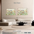 thumbnail image 4 of Elephant Stock Springtime Meadow Flowers Ii Wall Art - Horizontal Canvas Wall Art - Living Room Wall Decor - Abstract Canvas - Gray And Brown Decor By Silvia Vassileva - 48" x 32", 4 of 8