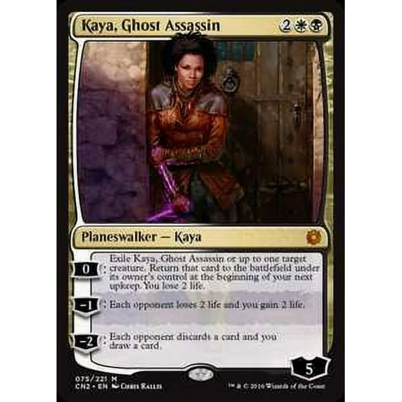 MtG Conspiracy: Take the Crown Mythic Rare Kaya, Ghost Assassin #75