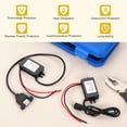 thumbnail image 4 of Convertidor de Potencia de 12/24V a 5V 3A 15W Transformador Reductor de Voltaje Módulo Adaptador de Fuente de Alimentación para Coche Camión Sistema Solar (Cable Divisor USB Femenino 1 a 2), 4 of 7