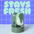 thumbnail image 4 of Brite by Scotch-Brite Palm Scrubber with Drain + Dry Stand, Household and Kitchen Sponge with Comfy Grip, 1 Scrub Sponge with Soap Dispenser, 4 of 14