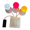 thumbnail image 1 of Tablero sensorial con interruptor de luz, parte del tablero de actividades, accesorios, habilidades motoras finas, sensorial Blanco amarillo rosa, 1 of 7