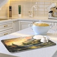 thumbnail image 6 of Kitchen Drying Mat 16x18In Drying Dish Mat Dish Drying Mats Kitchen Countertop Multi-Function Drain Drying Mat Kitchen Table Picturesque Mountain, 6 of 8