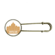 thumbnail image 1 of Broche de Metal antiguo Unbranded Vaticano amarillo 7.5 cm, 1 of 3