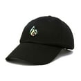 thumbnail image 5 of Dalix Fire Embroidered Lit Flame Dad Hat Cotton Baseball Cap Adjustable Mens in Black, 5 of 5