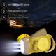 thumbnail image 3 of Linterna de manivela de 4 piezas, linterna sin batería con dinamo de antorcha de carga autoalimentada LED para emergencias de camping (amarillo, rojo, gris, azul), 3 of 5