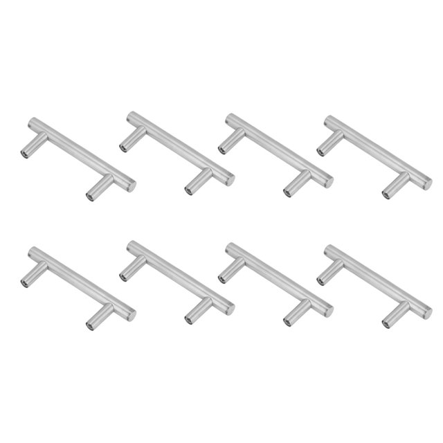Cabinet Handle, Drawer Handle, Stainless Steel 8pcs Easy Installation For Drawer Doors Cabinet Wardrobes