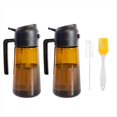 thumbnail image 1 of Rociador de Aceite de Cocina, Pulverizador de Aceite de Vidrio, Pulverizador de , Botella para Cocinar, Asar y Freír Al Aire., 1 of 5