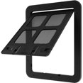 thumbnail image 2 of Cat Screen Door Plastic Pet Door Lockable Small Dog Door Pet Screen Gate Protector Doggy Sliding Door Premium Cat Flap Door 4 Modes for Small Cats Dogs Pets Up to 30Lb, 2 of 11