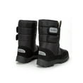 thumbnail image 3 of Frontwalk Men Warm Boot Mid Calf Snow Boots Plush Lined Waterproof Booties Outdoor Non-slip Winter Shoes Mens Magnetic Hiking Bootie Black 6.5, 3 of 9