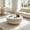 BaseBeige, variant on Kevinplus 35.43'' Round Center Coffee Table for Living Room, Office,Apartment, Beige