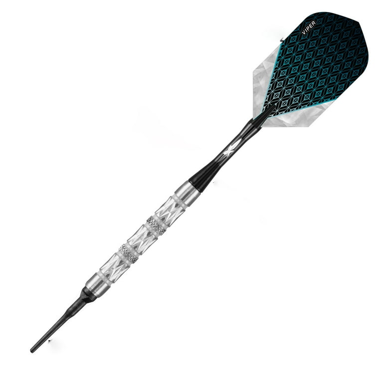 Viper Diamond 90% Tungsten Soft Tip Dart Set, Silver, 16 Grams