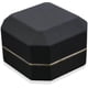 thumbnail image 2 of Luxury Ring Box, Square Velvet Wedding Ring Case Jewelry Gift Box With Led Light For Proposal Engagement Wedding, Black, 2 of 5