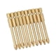 thumbnail image 2 of Brocas triangulares torcidas Ticfox Broca cruzada de vástago hexagonal de Carburo 6 mm 10 piezas, 2 of 9