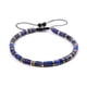 thumbnail image 1 of Xiao Hua Pulseras de cuentas para mujer y hombre - Pulsera de cuentas con cristales curativos ajustables de 4 mm - Azul oscuro, 1 of 4