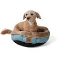 thumbnail image 2 of Precision Snoozzy Rustic Elegance Round Shearling Pet Bed - Buff, 2 of 4