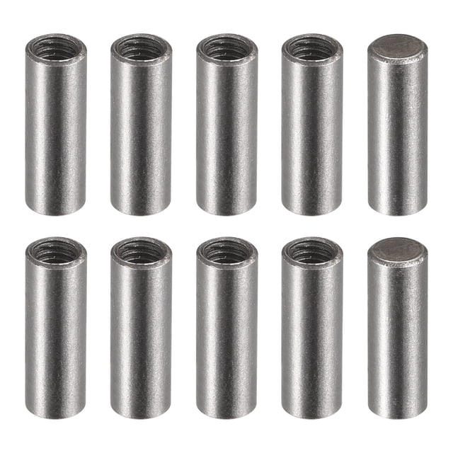 Carbono Acero Pasador Unique Bargains 4 x 12mm M3 Hembra Rosca Cilíndrico 20uds
