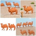 thumbnail image 3 of Adornos de mesa de arena de camello en miniatura, minifiguras de camellos del desierto, 2 uds., 3 of 6