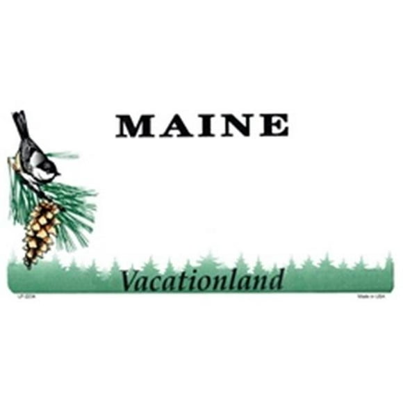 Maine State Background Blanks Flat- Automotive License Plates Blanks for Customizing
