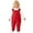 Red, variant on Shadoumai Girls Winter Lined Thermal Trousers With Detachable Suspenders For Toddler Outdoor Cold Weather Play