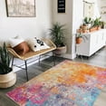 thumbnail image 3 of Moynesa 4'x6' Area Rug for Living Room Modern Abstract Soft Washable Rug Indoor Low Pile Accent Rug Stain Resistance Soft Carpet for Office Couch Entrance Kitchen,Galaxy, 3 of 7