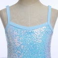 thumbnail image 4 of IBTOM CASTLE Girls Sequin Ballet Dance Dress Tutu Skirt Leotard Ballerina Fairy Princess Fancy Dress up Dancewear 7-8 Years Blue, 4 of 8