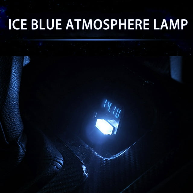 Agiferg Automobile USB Atmosphere Lamp, LED Decoration Lamp, Interior Sole Lamp