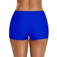 thumbnail image 3 of Charmo Swim Shorts for Women Stretchy Board Shorts Solid Tankini Bottoms Sport Swimsuit Bottoms, 3 of 3
