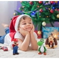 thumbnail image 4 of Super Mario Action Figure Playset – 6 PCS Character Collection, Movable Figures 4.3–5.5", Collectible Toys for Play and Display, 4 of 8