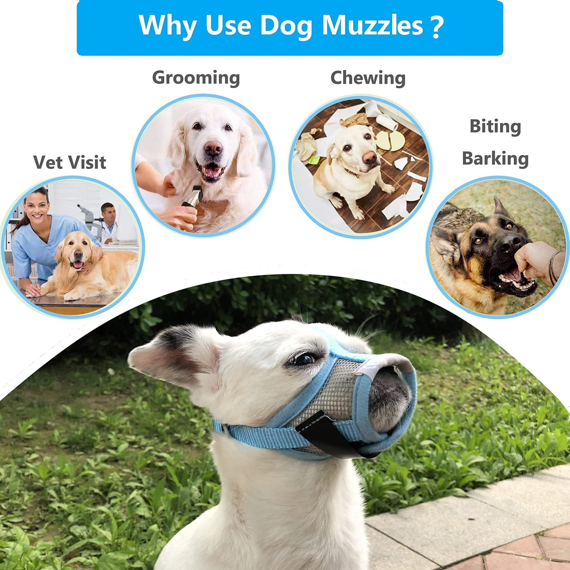 Mesh Muzzles Muzzle To Keep Dog From Eating Poop Dog Muzzle For