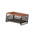 thumbnail image 3 of Siruishop Coffee Station Organizer Desktop Coffee Machine Stand for Cups Syrup Cabinet Black 1 Tier, 3 of 8