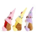 thumbnail image 4 of 3Pack Spring Easter Gnome Holiday Decoration - Handmade Tomte Plush Gnomes,Swedish Christmas Gnome Plush, Home Decor Spring Easter Ornaments Tabletop Santa Figurines, 4 of 9