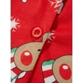 thumbnail image 5 of Christmas Family Matching Pajamas Set Cute Snowman Tops and Plaid Trousers Home Sleepwear Clothes for XMAS, 5 of 10