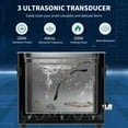 thumbnail image 3 of Dextrus Upgraded Ultrasonic Cleaner 6L, Digital Ultrasonic Cleaner with Heater&Timer, 180W Professional Ultrasonic Cleaning Machine ​for Cleaning Jewelry Tool Watch Glasses Industrial Parts,Black, 3 of 7