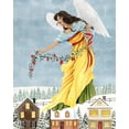thumbnail image 2 of Popp, Grace 12x14 White Modern Wood Framed Museum Art Print Titled - Christmas Angel II, 2 of 4