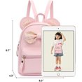 thumbnail image 2 of Mini mochila para niñas Dibujos animados más lindos para niños pequeños Lentejuelas Arco Orejas de ratón Bolsa de viaje Mochila escolar de hombro de moda Monedero Regalo para niñas adolescentes W, 2 of 5